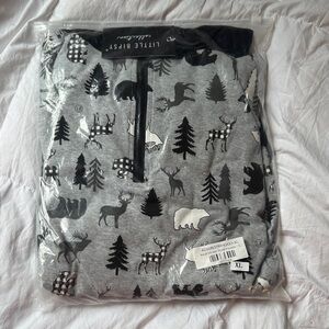 Little Bipsy Gray Animal Print Pullover